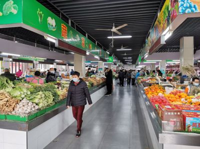 綠欣崧文菜市場 樹立行業標桿，榮獲全國生鮮農產品零售行業示范市場殊榮